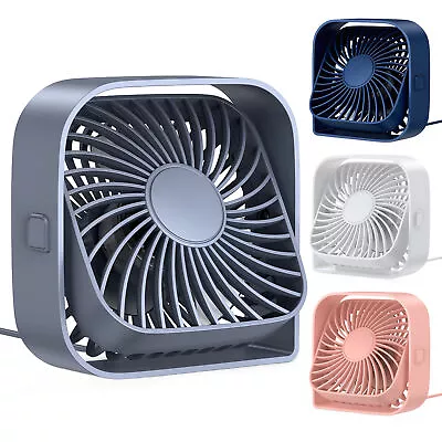 Small Desk Fan 3 Speeds Quiet USB Desk Fan 4.7 In For Home Office Table Fan  • $25.29