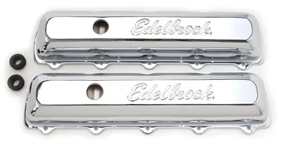 Edelbrock Fits Valve Cover Signature Series Oldsmobile 350-455 CI V8 Chrome • $100.99