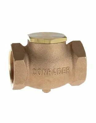 New 3/8  CAST Brass Horizontal Check Valve Air Compressor In Line Vertical • $26.07