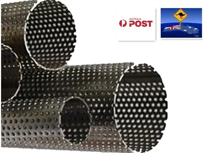 Stainless Steel Perforated 3.0  Metal Tube ; 76mm Exhaust Pipe 1M In Length AU • $51