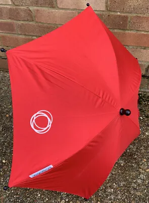 £18.99 • Buy GENUINE Universal Bugaboo Red Parasol Umbrella With Clip For Buffalo Donkey