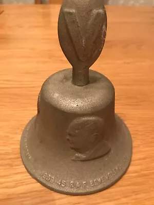 Vintage WW2 Victory RAF Benevolent Aluminium Bell From Reclaimed German Aircraft • £35