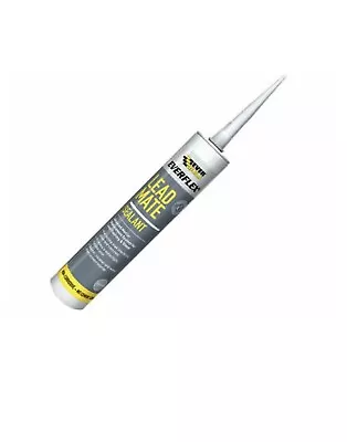 £7.19 • Buy Lead Mate Flashing Mastic Mortaring Silicone Sealant Roof Grey Led PVC Everbuild