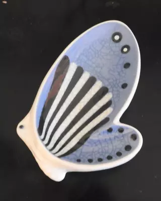 Hornsea Butterfly Dish John Clappison Blue • £50