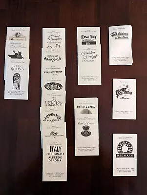 Walt Disney World Restaurant Menus Miniature Rare Magic Kingdom Epcot Wdw • $30