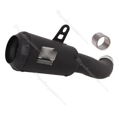 Motorcycle Black Exhaust Pipe Slip-on Muffler For Yamaha YZF R3 R25 MT03 MT25 • $118.79