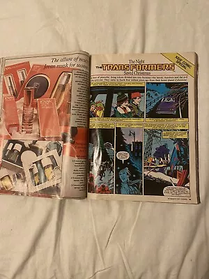 December 26 1985 TRANSFORMERS COMIC Women’s Day Magazine EXTREMELY RARE Vintage • $0.99