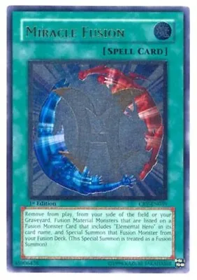 Miracle Fusion - CRV-EN039 - Ultimate Rare - Unlimited Edition Near Mint - Yu-Gi • $213.99