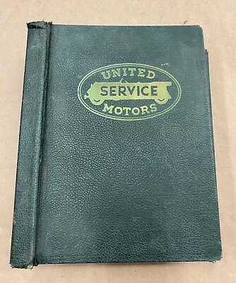 Vintage 1949-53 Delco-Remy Service Manual United Service Motors (Pre-Owned) • $22.50