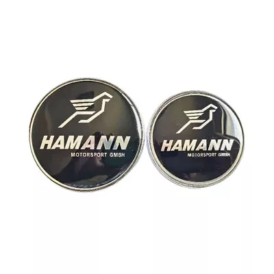 For HAMANN AC SCHNITZER Alpina M Power 1pcs Front Rear Logo Badge 82mm 74mm • £8.39