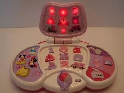 Minnie Mouse Bow Cute Musical Talking Disney Laptop Pink Learning Toy  • $20