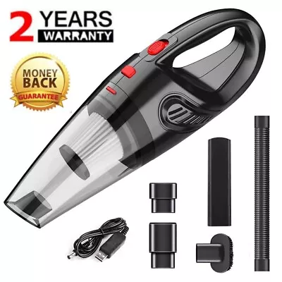 120W Cordless Powerful Car Vacuum Cleaner Wet/Dry Strong Suction Handheld Clean • £13.68