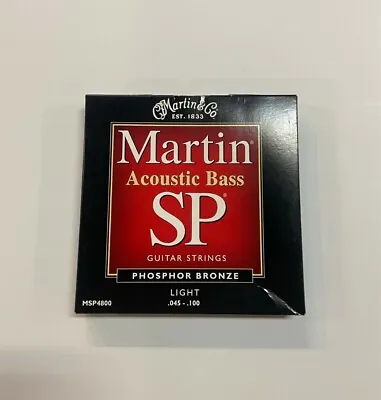 Martin Acoustic Bass Sp Guitar Strings Phosphor Bronze Light • $24.88