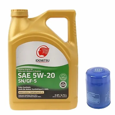 For Honda Acura 5 Quart Container Engine Oil 5W-20 SN/GF5 Motor Oil & Filter OEM • $54.75