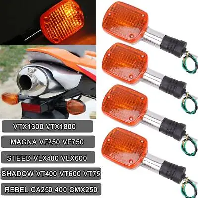 4X Turn Signal Blinker Light For Honda Shadow 500 VT500C Rebel CA250 CMX CMX400 • $28.15