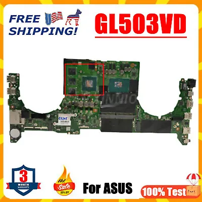 GL503VD Motherboard GTX1050 I5 I7 DABKLMB28A0 For ASUS GL503VM GL503VD FX503VD • $213.56