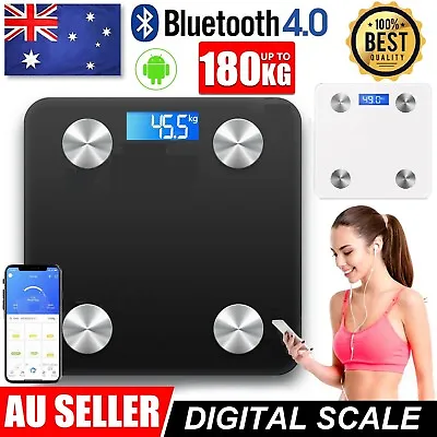 Smart Digital Bathroom Scale Body Fat Scales Bluetooth Scales BMI Weight Scales • $29.99