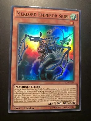 Yugioh! Meklord Emperor Skiel Super Rare - LC5D-EN167 1st Edition - English • £3.47