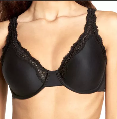 Wacoal 855301 Softly Styled Underwire Bra Black 32dd Nwot • $39.99