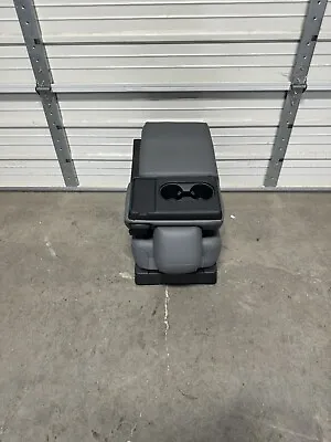 2015-2024 FORD F150 F250 F350 CENTER CONSOLE GRAY VINYAL JUMP SEAT CONSOLE • $199.99