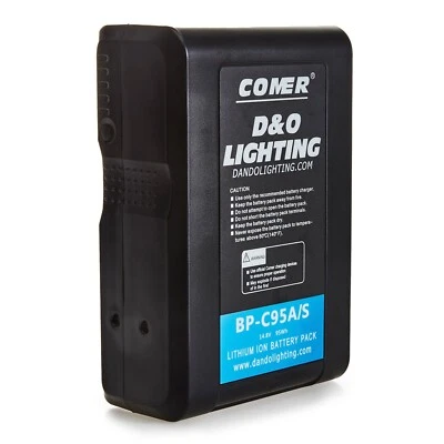 $45 • Buy Used 95Wh AB Mount D&O Lighting 15v Lithium Ion Broadcast Battery Sold For D-Tap