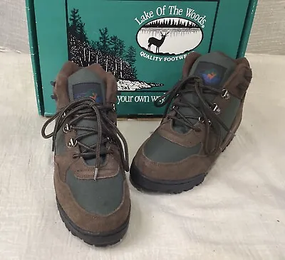 GREAT LAKE OF THE WOODS Made In USA 7700 LACE UP HIKING Boots NEW In Box NIB • $44.99