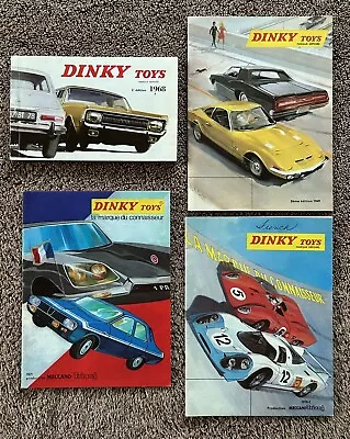 Vintage Lot Of Dinky Die Cast Toy Cars & Trucks Catalogs - French - Free Ship • $19.99