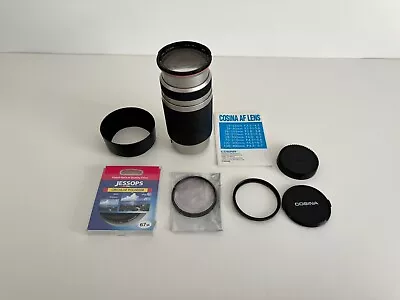 Cosina AF Lens 100-400mm AF Zoom Telephoto Lens F4.5-6.7    67mm   Bundle • £149.99