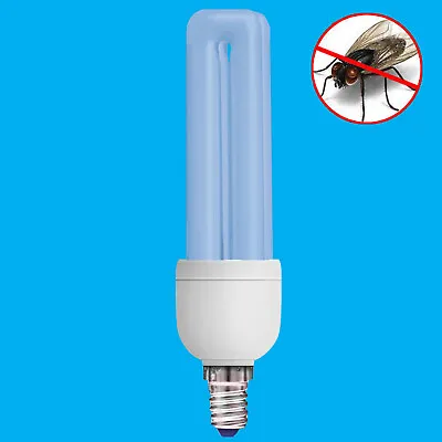 13W Ultraviolet BL368 UV Blacklight Insect Fly Bug Zap Killer E14 Bulb Lamp • £16.49
