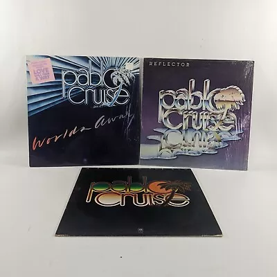 Pablo Cruise Lot Of 3 A Place In The Sun Reflector World Away Vinyl LP A&M • $27.97