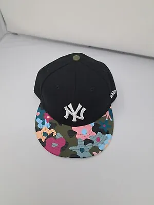 New Era New York Yankees 9FIFTY Black Floral Camo One Size Snapback Hat Cap NEW • $34.95