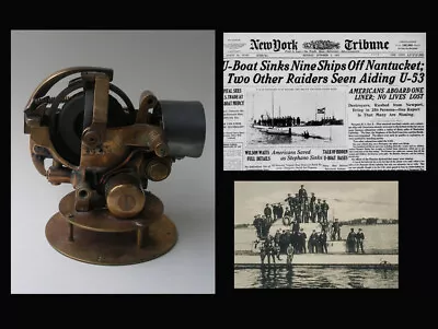 Authentic WWI German Torpedo Gyroscope From The Famous U-Boat 53. Museum Piece. • $4400