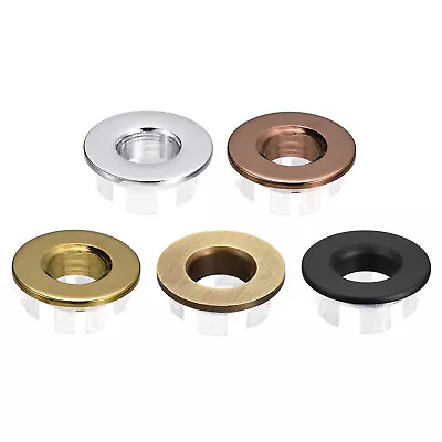 5Pcs 25.3mm Sink Trim Overflow Cover Ring Round Hole Insert In Caps Multi Color • £9.04