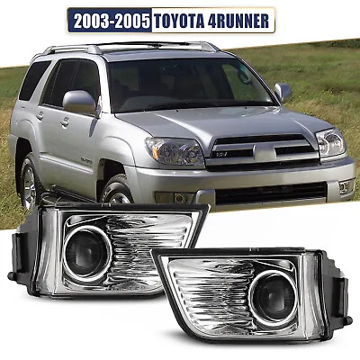 Fog Lights For 2003-2005 Toyota 4Runner Clear Projector Driving Lamps Bulbs Pair • $43.99