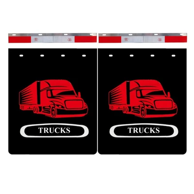 $85.99 • Buy For Semi-Truck Trailer Mud Flaps (24 X30 ) & Aluminum Strip Reflective (24 X3 )