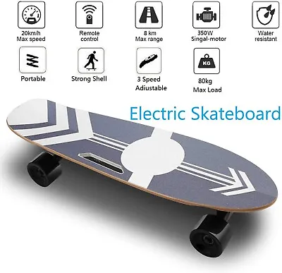 Electric Skateboard 350W Hub Motor Complete Longboard For Adults Teens 20MPH NEW • $119.99