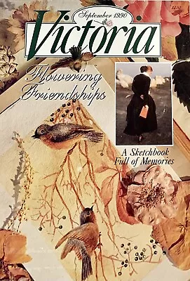 September 1990 VICTORIA Magazine Volume 4 No.9 Good Condition • $15