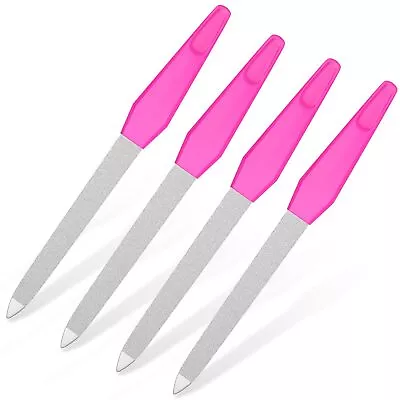 Nail File Set Stainless Steel Nail File Double-Sided Nail File Buffer Women • $6.48