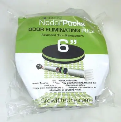 GrowRiteUSA 6-Inch NodorPuck Mineral Filter Nodor Odor Eliminating Puck • $9.99