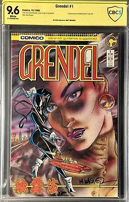Grendel #1 CBCS 9.6 (1986) 1st Appearance Of Christine Spar. Signed Matt Wagner • $175