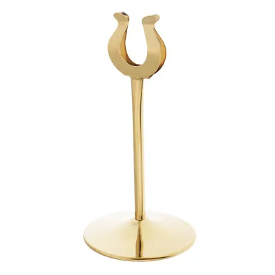 Stainless Steel U-shaped Number Name Card Table Holder 6inch Gold • £9.04