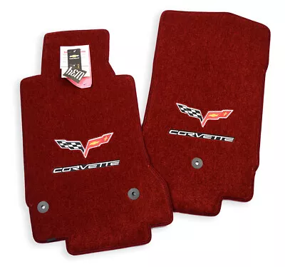 2005-2007 Chevrolet Corvette C6 Floor Mats Monterey Red Premium 32oz In-Stock • $182.99