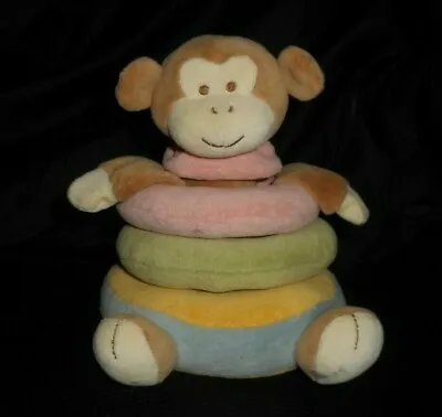 Miyim Organic Baby Ring Monkey Stacker Stuffed Animal Plush Toy Nursery Lovey • $33