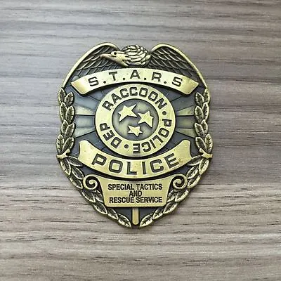 Resident Evil Biohazard S.t.a.r.s. Stars Raccoon Police Dep Badge • $19.54