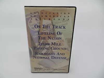 Pentrex Railroad Train VHS Tape On The Track Lifeline Of The Nation 225000 Mile • $4.99