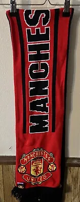 Manchester United Scarf Soccer Football Official Merchandise EUC 7”x60” • $15