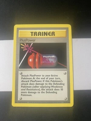 $1.20 • Buy Plus Power Trainer Pokemon Card Base Set Vintage WOTC TCG 84/102
