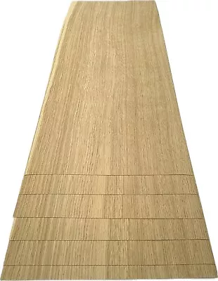 White Oak Wood Veneer: 6 Sheets 1/45  Thick  ( 29  X 12.5  ) 15 Sq Ft • $26.99