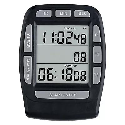 Digital Count-Down Up Timer Magnetic Bracket Loud Alarm For Kitchen Cooking • $10.95