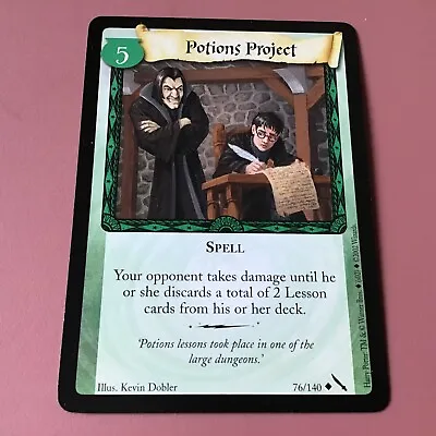 Harry Potter TCG CCG - Potions Project  - 76/140 WOTC Chamber Of Secrets Card • $5.99